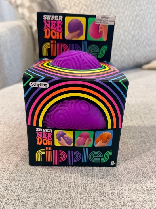 Schylling Other - Rare Super NeeDoh Ripples XL Giant Sensory Squishy Fidget Ball Purple NIB